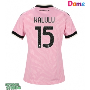 Juventus Pierre Kalulu #15 Replika Udebanetrøje Dame 2026-27 Kortærmet